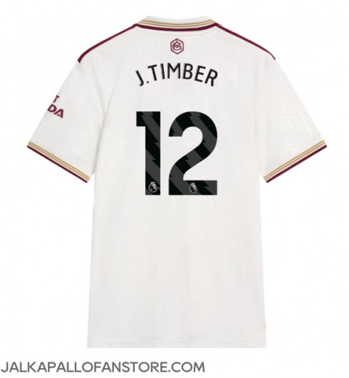 Arsenal Jurrien Timber #12 Kolmaspaita 2025-26 Lyhythihainen Arsenal Jurrien Timber #12 Kolmaspaita 2025-26 Lyhythihainen